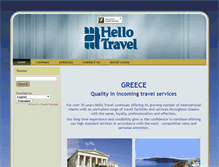 Tablet Screenshot of hellotravel.gr