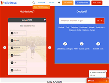 Tablet Screenshot of hellotravel.com